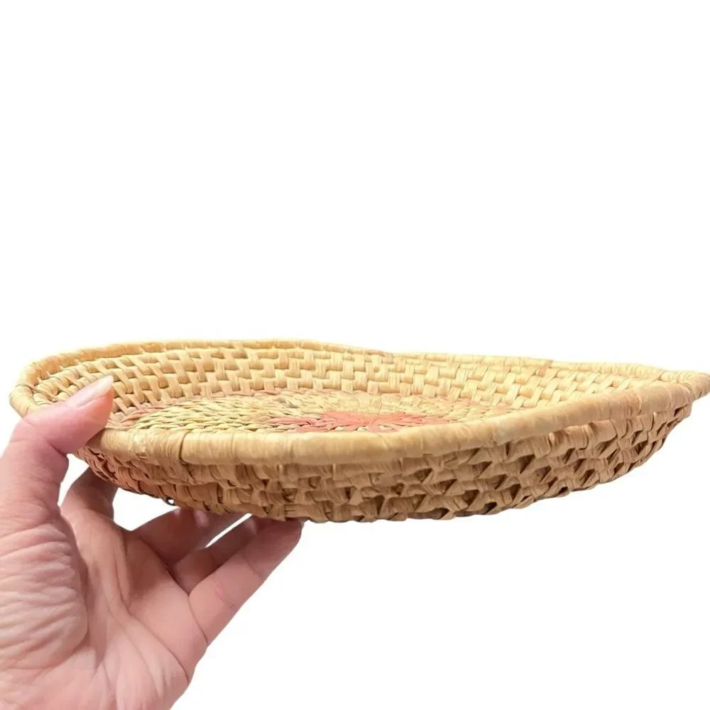 Native American Pima Arts Woven Basket Tray